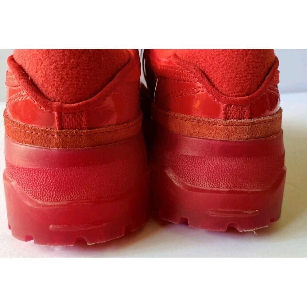 Reebok Cardi B Sneakers Size 5 Red Coated Club C Double Bubble Gum Bottom - Picture 9 of 13